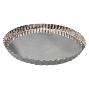 MOULE TARTE ROND 28CM INOX